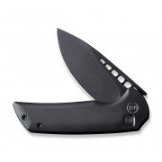 WE Knife Mini Malice Button Lock 054BL-1 Knife Black 20CV Steel Black Titanium