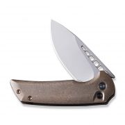 WE Knife Mini Malice Button Lock 054BL-4 Knife 20CV Stainless Bronze Titanium