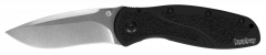 Kershaw Knives Blur Liner Lock Black Aluminum Stonewash S30V Stainless 1670S30V