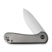 WE Knife Elementum 18062X-1 Knife CPM 20CV Stainless Steel Gray 6AL4V Titanium