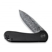 WE Knife Elementum 18062X-DS1 Knife Hakkapella Damasteel Black Titanium