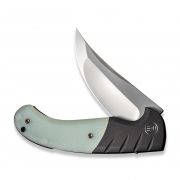 WE Knife Curvaceous Frame Lock 20012-3 Knife CPM 20CV Stainless Natural G10