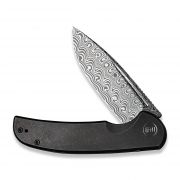 WE Knife Beacon 20061B-DS1 Knife Hakkapella Damasteel Black Titanium