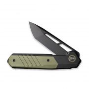 WE Knife Arsenal Frame Lock 20073-2 Knife 20CV Steel Black Titanium OD Green G10