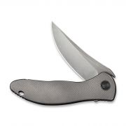 WE Knife Mini Synergy Frame Lock 2011A Knife CPM 20CV Stainless Gray Titanium