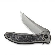WE Knife Mini Synergy Frame Lock 2012CF-A Knife Tanto 20CV Carbon Fiber Titanium
