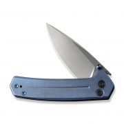 WE Knife Culex Button Lock 21026B-4 20CV Steel Blue Titanium Pocket Knives