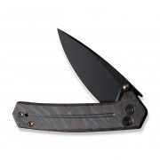 WE Knife Culex Button Lock 21026B-7 Tiger Stripe Titanium 20CV Pocket Knives