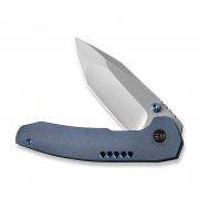 WE Knife Trogon Frame Lock 22002B-1 Blue Titanium 20CV Steel Pocket Knives
