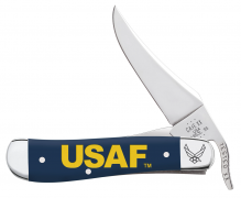 CaseXX Knives U.S.Air Force Russlock Blue Synthetic 32412 Stainless Pocket Knife