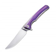 WE Knife Liner Lock 704A Knife Bohler M390 Stainless Steel Purple Titanium