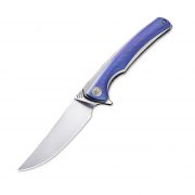 WE Knife Liner Lock 704B Knife Bohler M390 Stainless Steel Blue Titanium