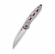 WE Knife Schism Frame Lock 908A Knife CPM S35VN Stainless Gray Golden Titanium