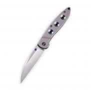 WE Knife Schism Frame Lock 908B Knife CPM S35VN Stainless Gray Blue Titanium
