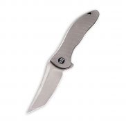 WE Knife Synergy2 Frame Lock 912C Knife Tanto M390 Stainless Gray Titanium