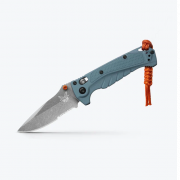 Benchmade Knives Mini Adira 18065S Depth Blue CPM-MagnaCut Serrated Knife