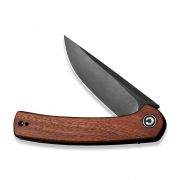 Civivi Knives Mini Asticus C19026B-5 Black 10Cr15CoMoV Stainless Cuibourtia Wood