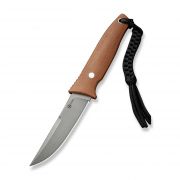 Civivi Knives Tamashii Fixed Blade Knife C19046-5 Brown Canvas Micarta D2 Steel