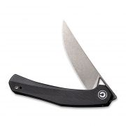 Civivi Knives Lazar Liner Lock C20013-1 10Cr15CoMoV Stainless Steel Black G10