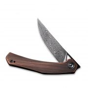 Civivi Knives Lazar Liner Lock C20013-DS1 Damascus Steel Rubbed Copper
