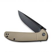 Civivi Knives Badlands Vagabond Liner Lock C2019A Black 9Cr18MoV Steel Tan FRN