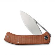 Civivi Knives Riffle Liner Lock C2024A 14C28N Stainless Brown Micarta