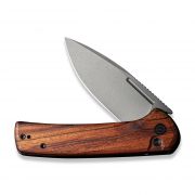 Civivi Knives Conspirator Button Lock C21006-3 Nitro-V Stainless/Cuibourtia Wood