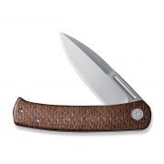 Civivi Knives Cetos Frame Lock C21025B-1 14C28N Stainless Steel Brown Micarta