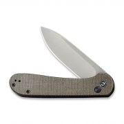 Civivi Knives Elementum Button Lock C2103C 14C28N Stainless Dark Green Micarta