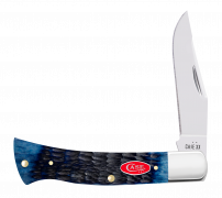 Case xx Knives Axe Handle Navy Blue Bone 6888 Stainless Pocket Knife