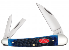 Case xx Sodbuster Jr Jigged Navy Blue Bone 6890 Stainless