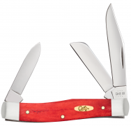 Case xx Knives Medium Stockman Smooth Dark Red Bone Stainless 10762 Pocket Knife