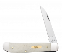 Case xx Knives Mini Trapper Smooth Natural Bone 11025 Stainless Pocket Knife