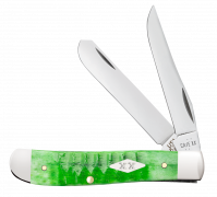Case xx Medium Stockman Gator Jig Bright Green Bone 11442