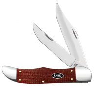 Case xx Knives Folding Hunter Dark Red Micarta 12274 Carbon Steel Pocket Knife