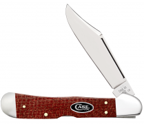 Case xx Knives Copperlock Dark Red Micarta 12275 Carbon Steel Pocket Knife