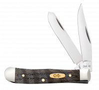 Case XX Folding Hunter Black Curly Oak Wood 14008 Stainless Pocket