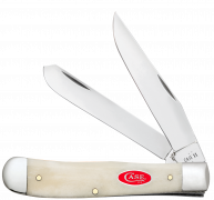 Case xx Knives Trapper Smooth Natural Bone 14020 Stainless Pocket Knife