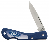 Case xx Knives Mini Blackhorn Ford Blue Synthetic 14340 Stainless Pocket Knife