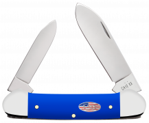 Case xx Knives Canoe Royal Blue Synthetic 16404 Stainless Pocket Knife