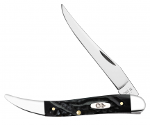Case xx Knives Med Toothpick Rough Black Synthetic 18242 Stainless Pocket Knife