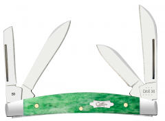 Case xx Knives Small Congress Emerald Green Bone 19945 Stainless Pocket Knife
