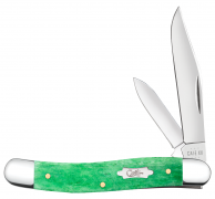 Case xx Knives Medium Jack Emerald Green Bone Stainless 19946 Pocket Knife