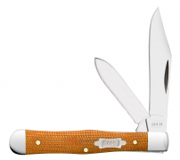 Case xx Natural Canvas Micarta Swell Center Jack Stainless 23694 Pocket Knife