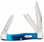 Case XX Cheetah Cub Sawcut Caribbean Blue Bone 25578 Stainless