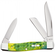 Case xx Knives Medium Stockman Green Apple Bone 27862 Stainless Pocket Knife