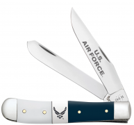 Case xx Knives Trapper U.S. Air Force White & Blue Synthetic 32414 Pocket Knife