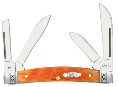 Case xx Knives Small Congress Jigged Cayenne Bone 35808 Stainless Pocket Knife
