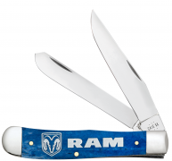 Case xx Knives Trapper RAM Navy Blue Bone 37482 Stainless Pocket Knife