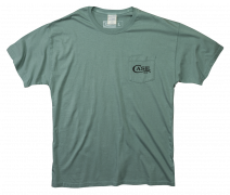 CASE XX Knives Cypress Green Cotton Case Shield Designs 41201 Medium T-Shirt